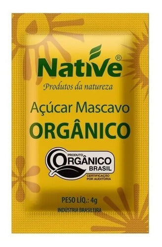 Açúcar Mascavo Native Orgânico Sachê Contém 50 Sachês