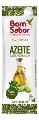 Azeite De Olivia Sache 4 Ml Bom Sabor 25 Unidades Salada