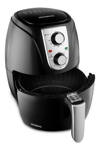 Fritadeira Sem Óleo Air Fryer 3,2L, Mondial, Preto/inox, 1500W, 110V - AF-34