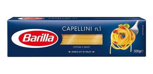 Macarrão De Sêmola De Grano Duro Capellini 1 Angel Hair Barilla Caixa 500g