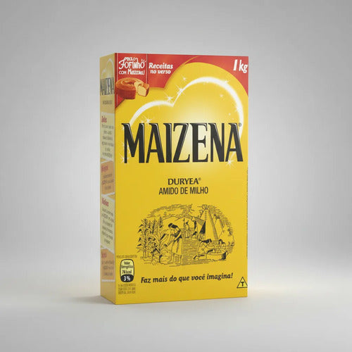 Maizena Profissional Amido De Milho Sem Glúten Caixa 1kg