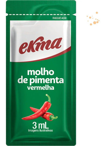 Molho De Pimenta Sachê Ekma 3ml Caixa Com 174 Unidades