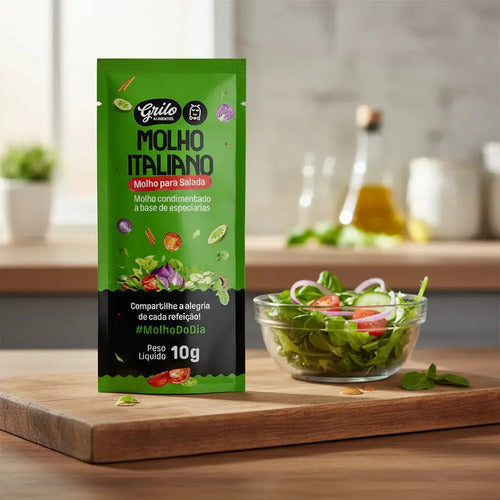 Molho Italiano Em Sache 10gr Grilo Para Salada Cx - 50 Un
