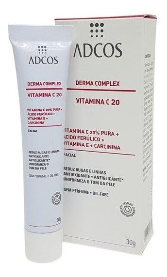 Derma Complex Vitamina C 20 Adcos Antioxidante Concentrado 30g