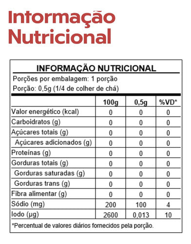 Sal Light Bom Sabor Sachê 0,5g 1000 Unidades
