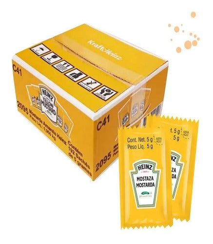 Mostarda Sache Heinz 5g Caixa Com 176 Unidades