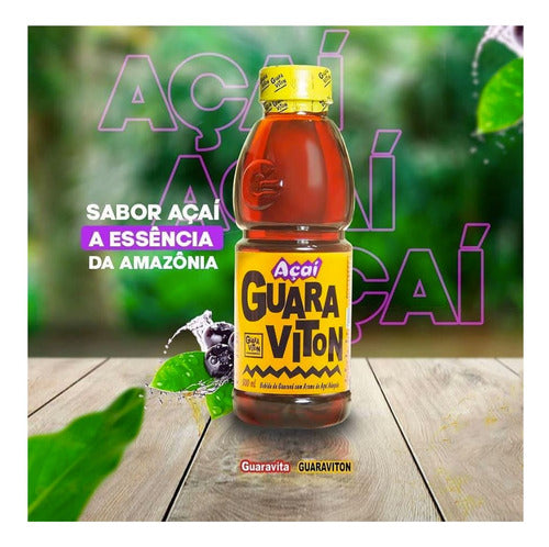 Guaraviton Guarana Açaí 500ml Pack Kit Com 06 Garrafas