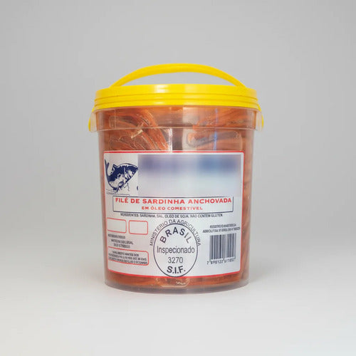 Filé De Sardinha Anchovada Ribamar Balde 1kg