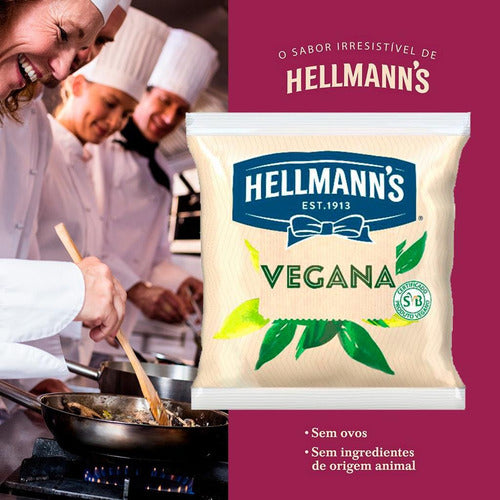 Maionese Vegana Hellmanns Bag 1,6kg