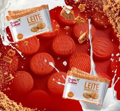 100 Un Biscoito Bom Sabor Em Sache Maria Maizena Leite Salsa