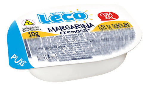 Mini Margarina Com Sal Leco Blister Sache 12 Unidades