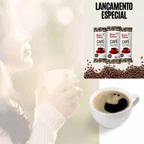 Café Solúvel Bom Sabor Stick 1,3g Sache 10 Unidades