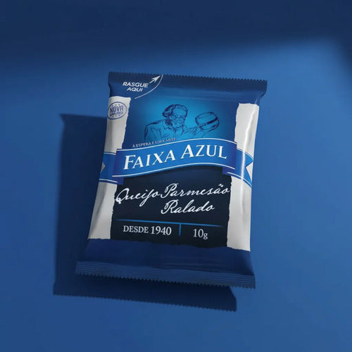 Queijo Ralado Parmesão Faixa Azul 50 Sachês 10g