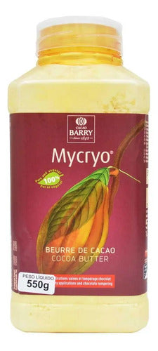 Mycryo (manteiga De Cacau Em Pó) 550g Barry Callebaut