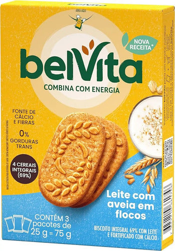 Belvita Biscoito Ao Leite Com Graõs De Aveia Belvita 75G