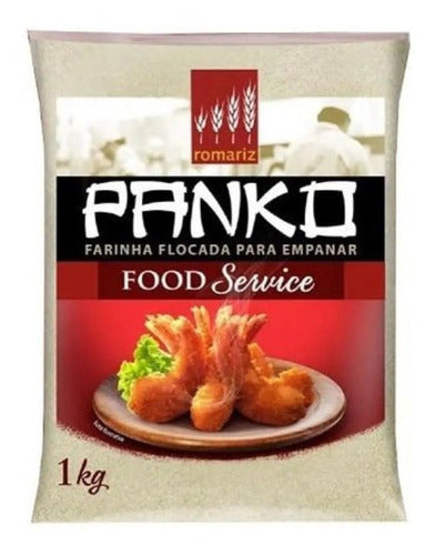 Farinha Panko Romariz 1kg - Kit 3 Un