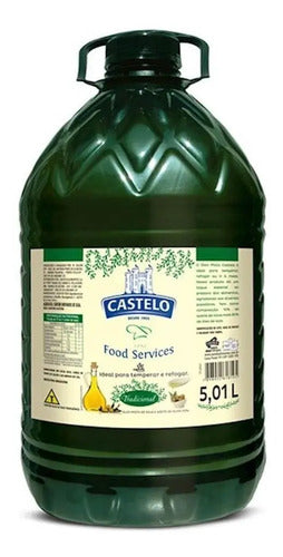 Óleo Azeite Oliva E Soja Misto Composto Castelo 5l