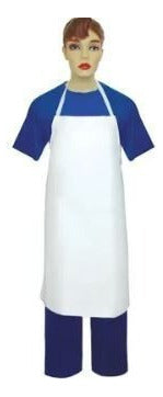 Avental De Cozinha Emborrachado Profissional 90x70 Cm Branco