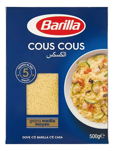 Cous Cous Marroquino Cuscuz Barilla Kit 5 Unidades De 500g