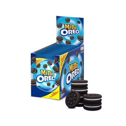 Oreo Biscoito Recheado Mini Original Display Com 10 Unidades De 35G