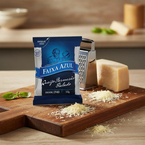 Queijo Ralado Parmesão Faixa Azul 50 Sachês 10g