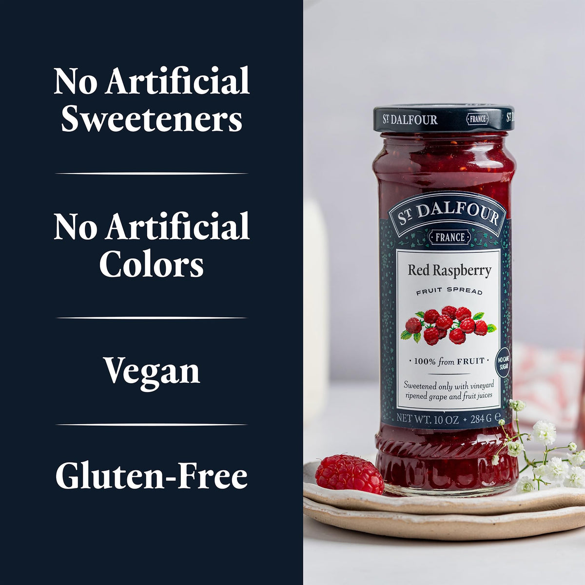 St Dalfour Geleia de Framboesa (Framboises), 284g