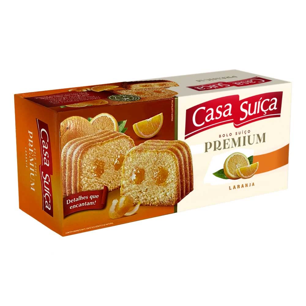 Bolo Clássico Laranja Casa Suíça