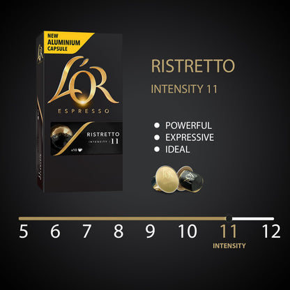 L'OR Cápsulas De Café Ristretto -1 Pacote Com 10 Cápsulas