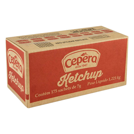 Ketchup Cepêra 7g, Caixa com 175 unidades