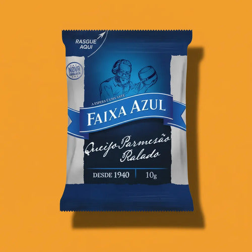 Queijo Ralado Parmesão Faixa Azul 50 Sachês 10g