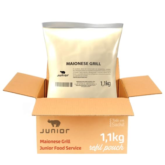 Maionese Grill Junior Food Service Refil Pouch - 1,1kg