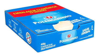 Polenguinho Queijo Processado Uht Original  40 Unidades 17g