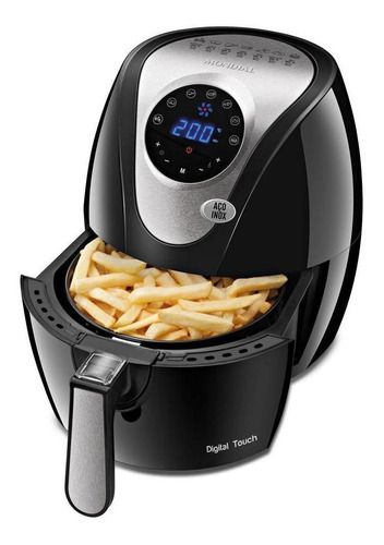 Fritadeira Sem Óleo Digital 3,5L 220V Preto, Mondial - AF-26