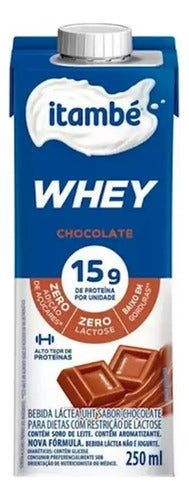 Bebida Lactea Uht Whey Sabor Chocolate Zero Lactose Itambé 250ml