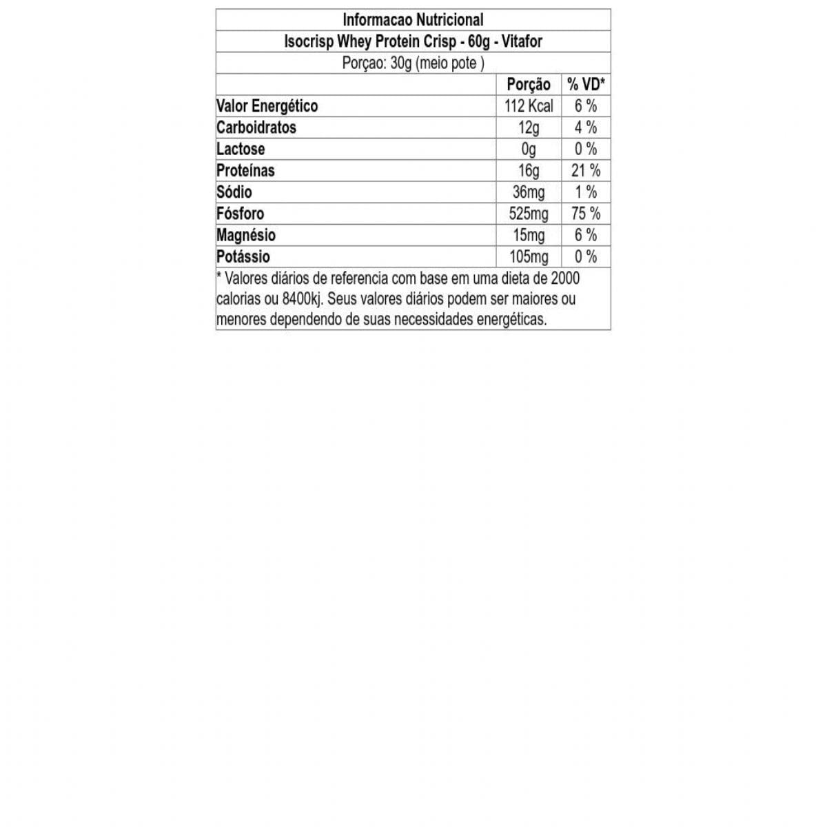 Iso Crisp (60g), VitaFor