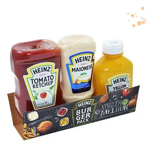 Kit Tradicional Ketchup 397g Maionese 215g E Mostarda 255g Heinz
