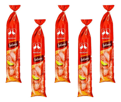 Salame Italiano Defumado Perdigão 5 Unidades Pronta Entrega