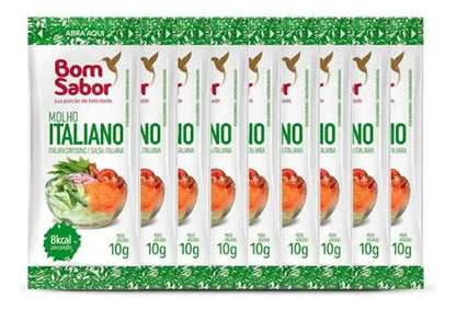 Molho Italiano Bom Sabor Sachê 10g Kit 30 Unidades