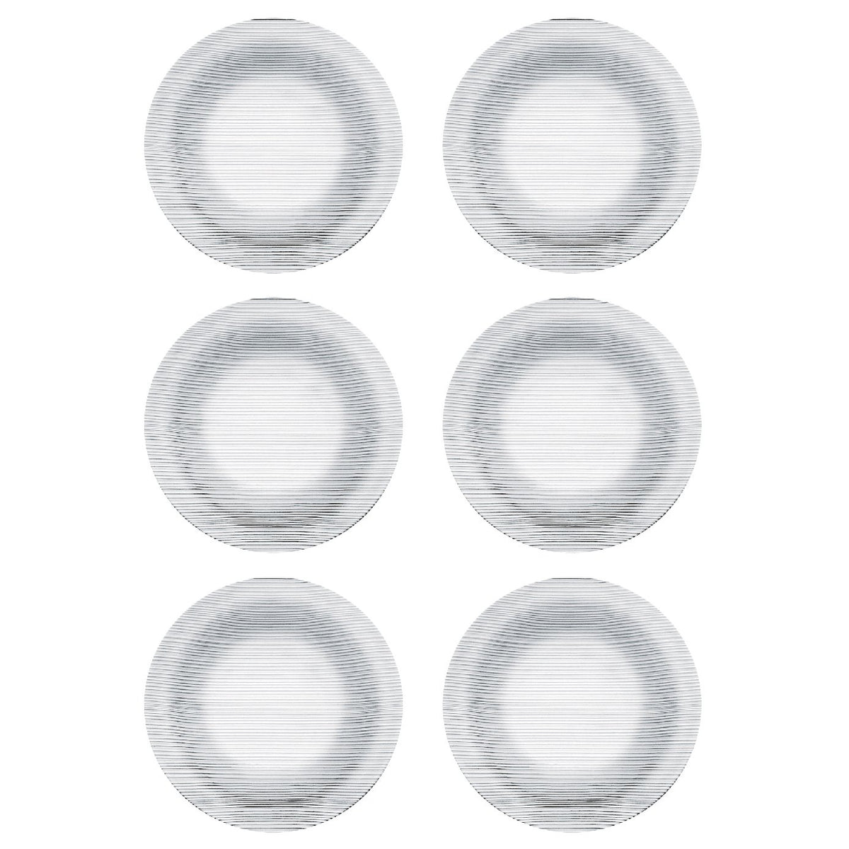 Jogo  De Prato Fundo Diamante Duralex 23cm 6 Peças