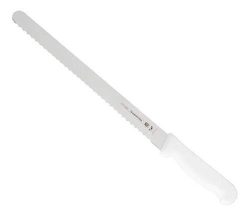 Faca Para Fiambres 12 Fio Serrilhado - Tramontina Branco