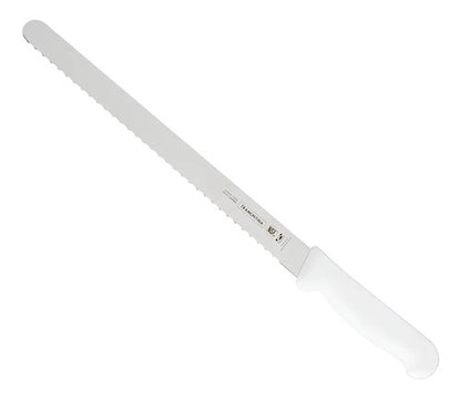 Faca Para Fiambres 12 Fio Serrilhado - Tramontina Branco