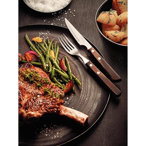 Jogo Talheres Churrasco Tramontina Inox Castanho Polywood