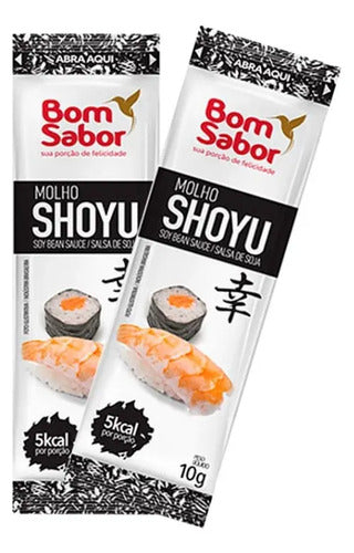 Molho Shoyu Sachês De 10g  Bom Sabor Caixa Com 50 Un
