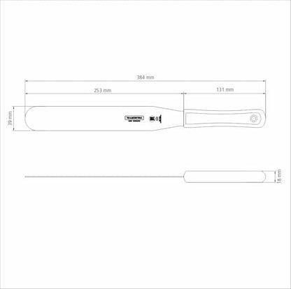 Espátula Confeiteiro Inox Tramontina Profissional Branco
