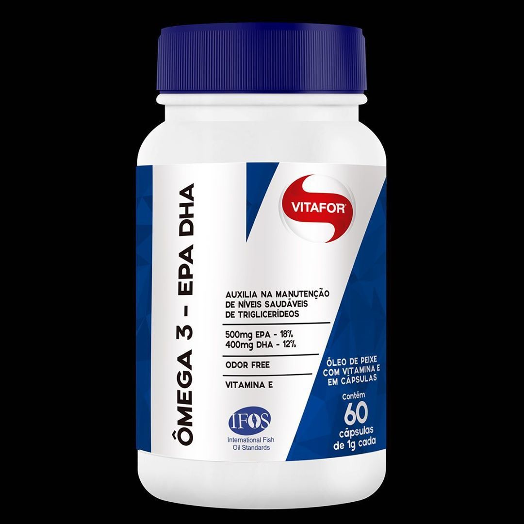 Ômega 3 EPA DHA Vitafort 60 Cápsulas