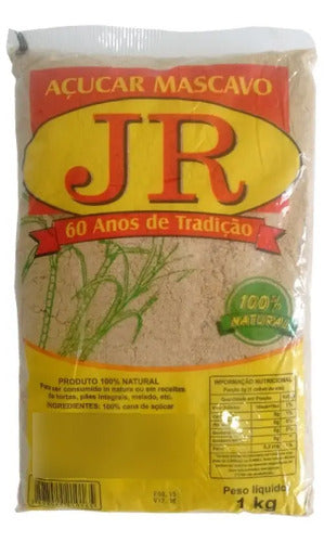 Açúcar Mascavo Jr 100% Natural Pacote 1kg