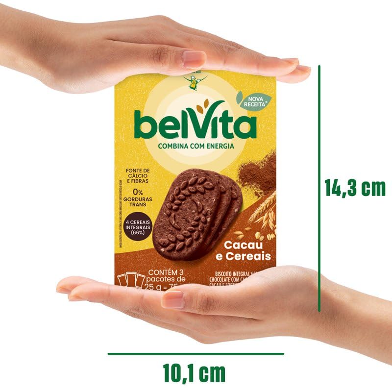 Belvita Seasonal Biscoito Belvita Cacau E Cereais Multipack 75G