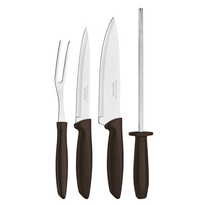 Kit Churrasco Inox 4pc Plenus Mar Tramontina Marron