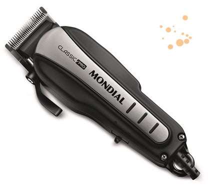 Conjunto Mondial, Barber Kit II Cortador e Aparador, 110V, Preto - KT-84