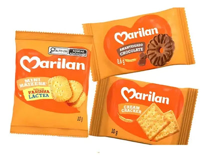 Biscoito Marilan Amanteigado Sortidos Chocolate Maizena 100un